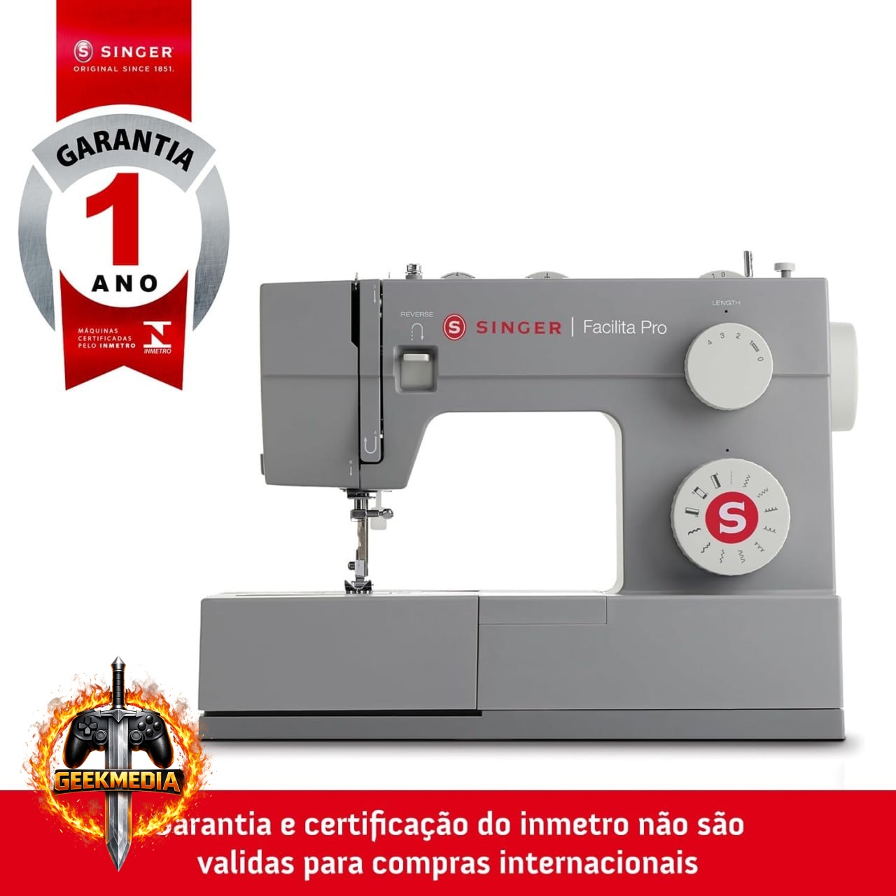 Máquina de Costura Singer Facilita Pro 4411