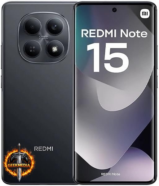 Smartphone Xiaomi Redmi Note 15 Preto 8GB RAM 256GB