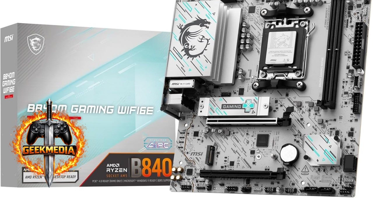Placa Mãe MSI B840M GAMING WIFI6E