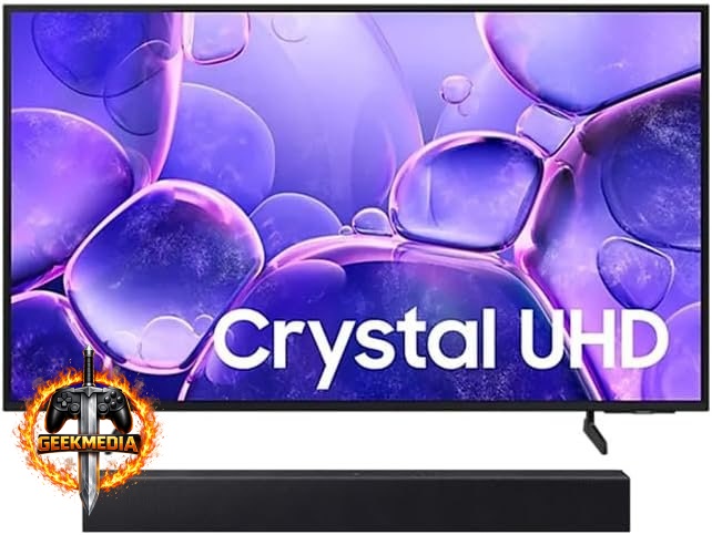 Samsung Smart TV 50" Crystal UHD 4K U8100F 2025  Soundbar HW-B400F/ZD