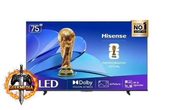 Smart TV Hisense QLED 4K 75 Polegadas