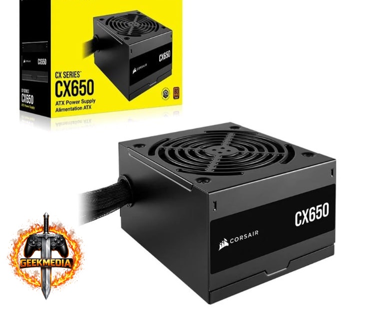 Fonte Corsair CX Series CX650, 650W, 80 Plus Bronze