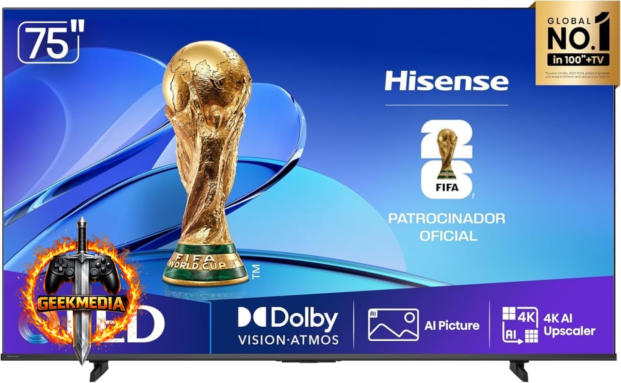 Smart TV Hisense QLED 75" 4K UHD HDR10