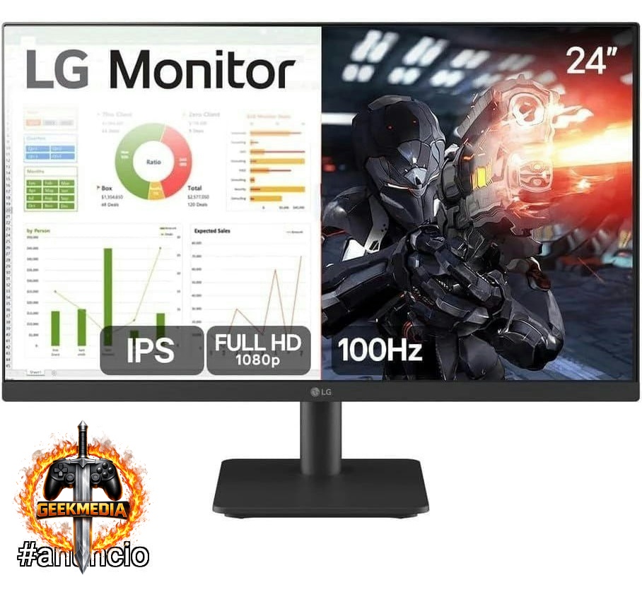 Monitor Gamer LG 24MS500 24" IPS 100Hz Full HD HDMI