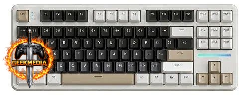 Teclado Mecânico Gamer Sem Fio Bluetooth Attack Shark X87
