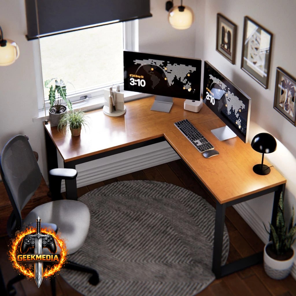 Escrivaninha de Canto Berlim Home Office
