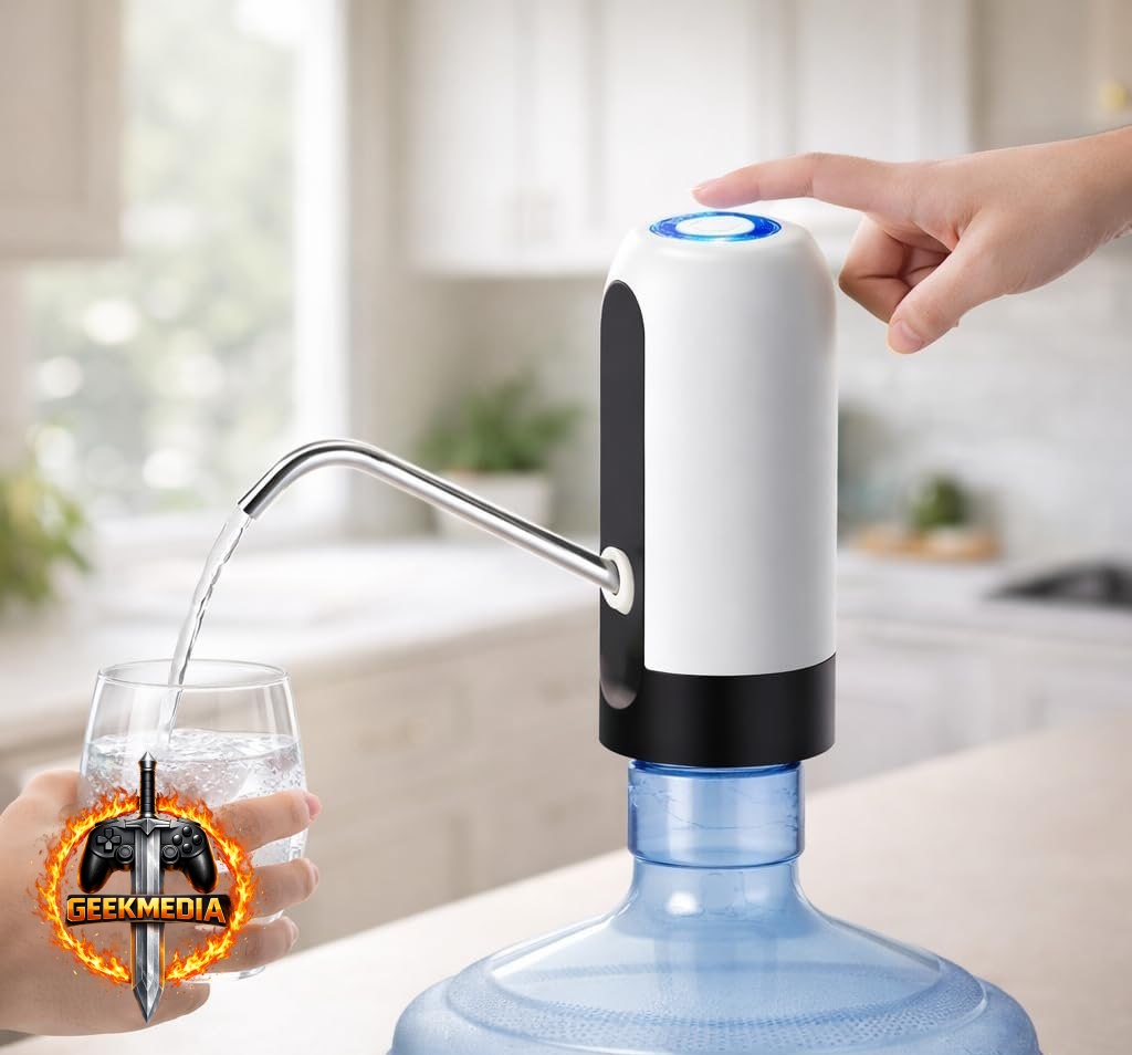 Bomba Elétrica Universal USB para Galão de Água