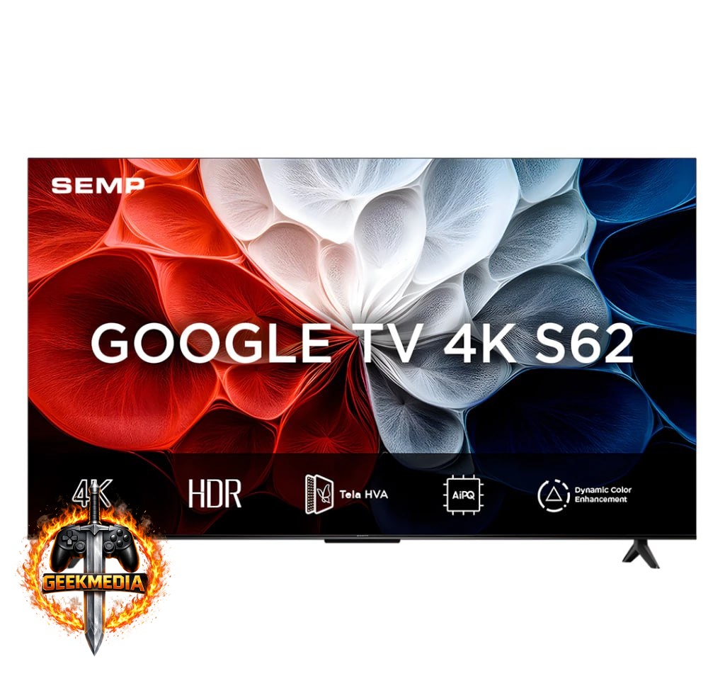 Smart TV Semp 43" LED 4K UHD Google TV