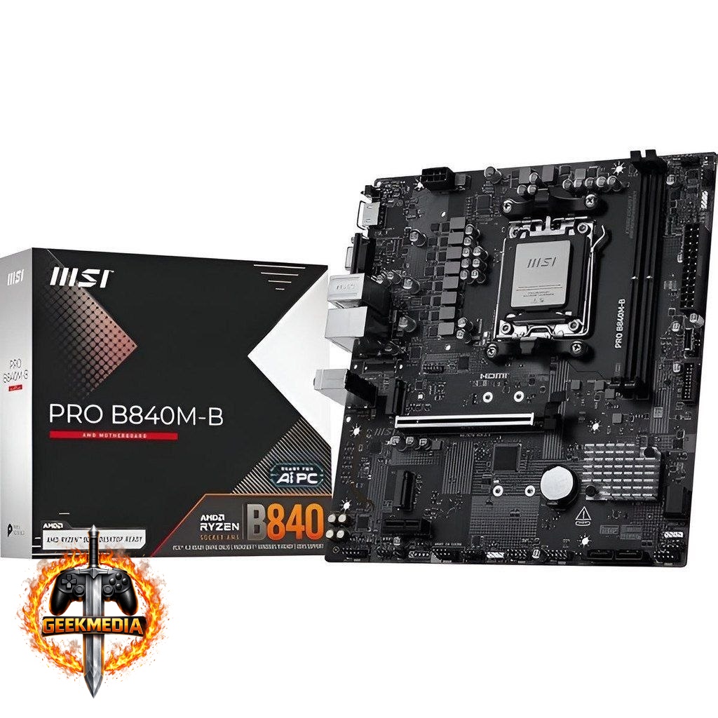 Placa-Mãe MSI PRO B840M-B AM5 DDR5 mATX