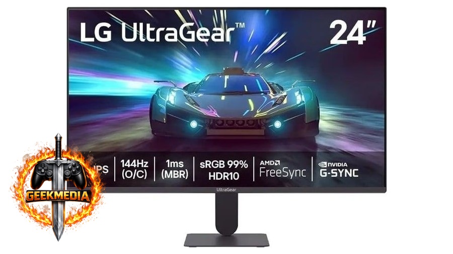 Monitor LG UltraGear 24G411A-B 24" FHD 144Hz