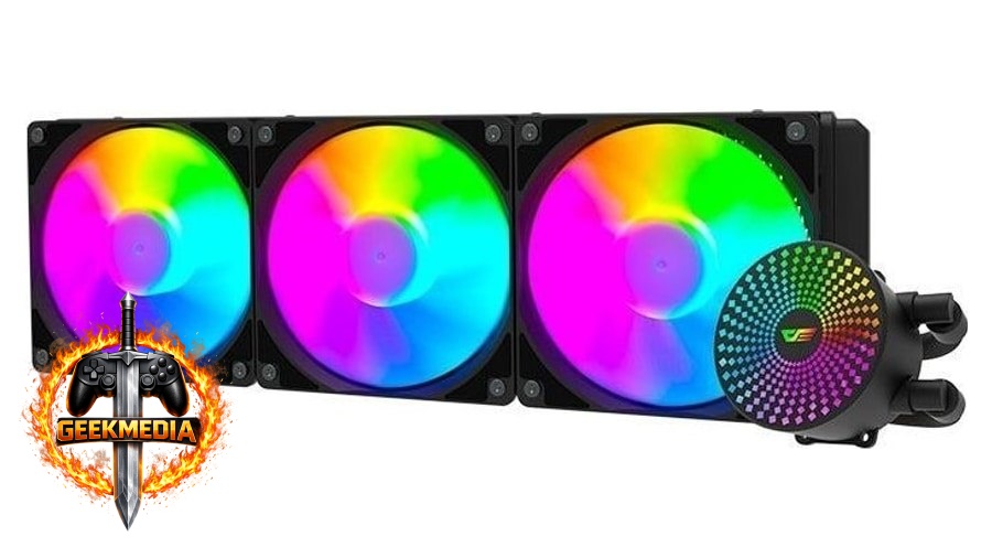 Water Cooler Aigo Darkflash Dc360 Radiant, ARGB, 360mm, Preto