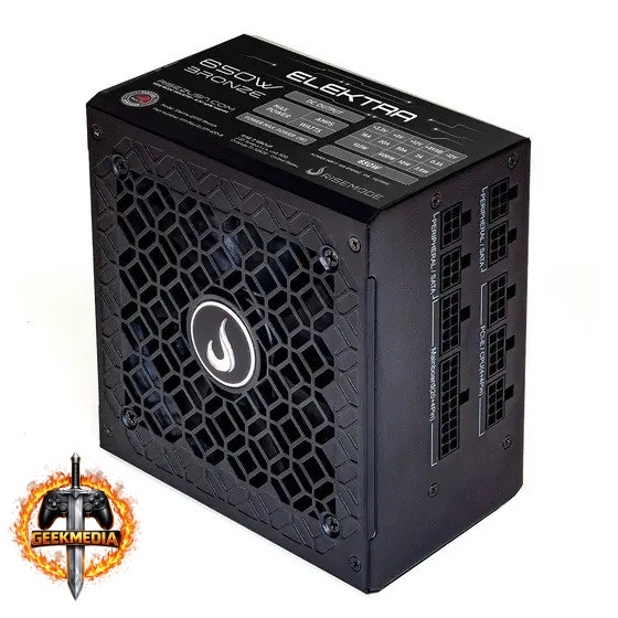 Fonte Gamer Rise Mode Elektra, 650W, Bronze, Full Modular