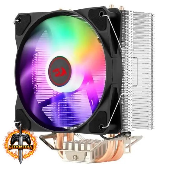 Air Cooler Redragon Tyr, LED Rainbow, AMD/Intel, 120mm, Preto