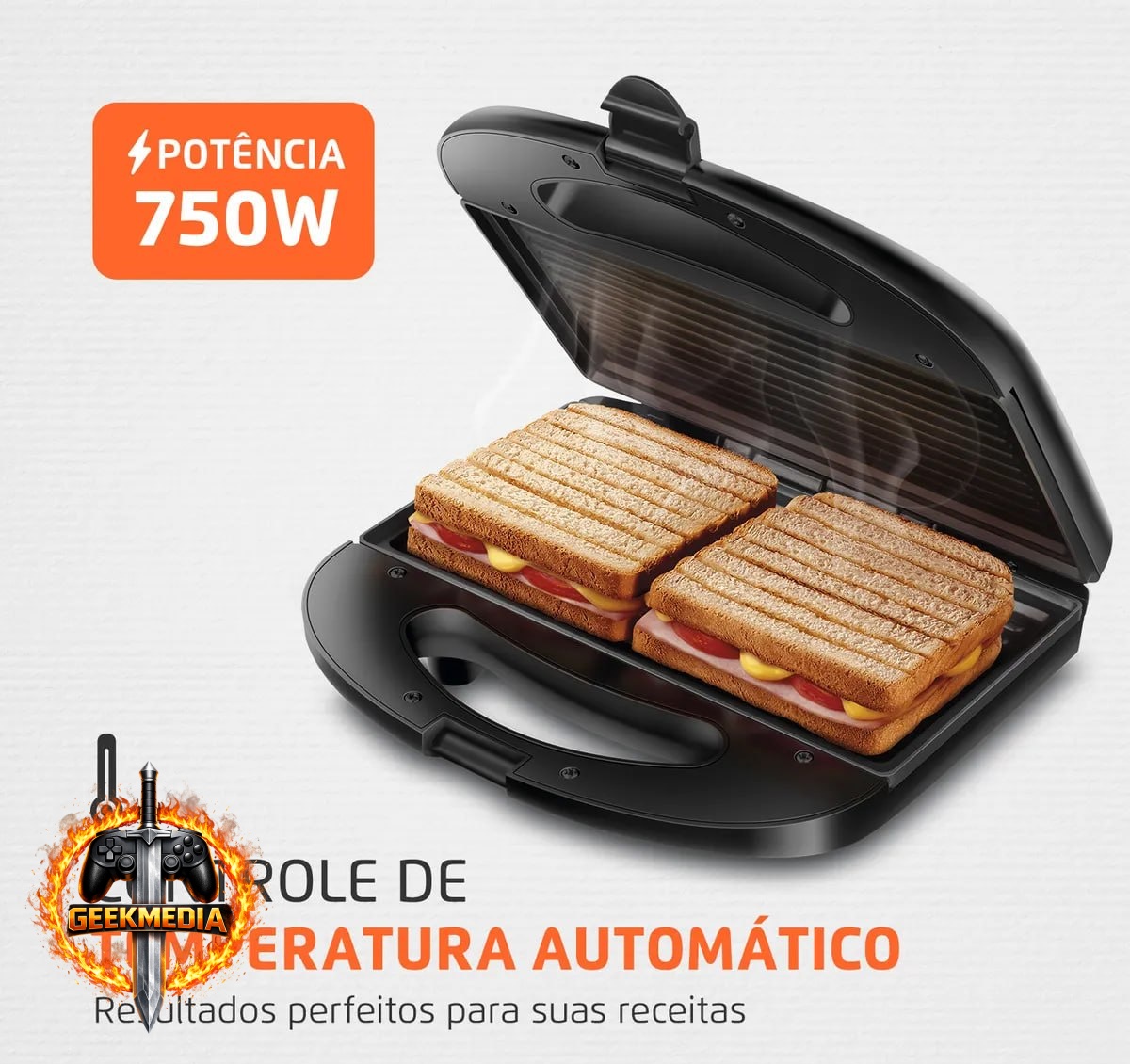 Sanduicheira Mondial Master Grill S-20 750W