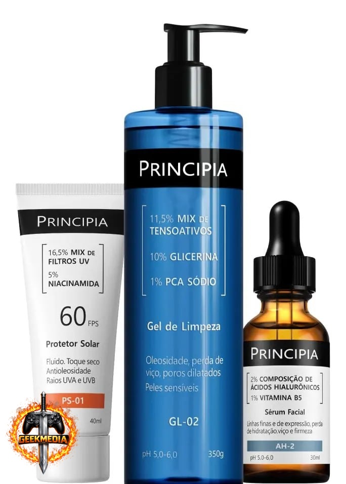 Principia Kit Primeira Rotina Gl-02  Ah-2  Ps-01 FPS60