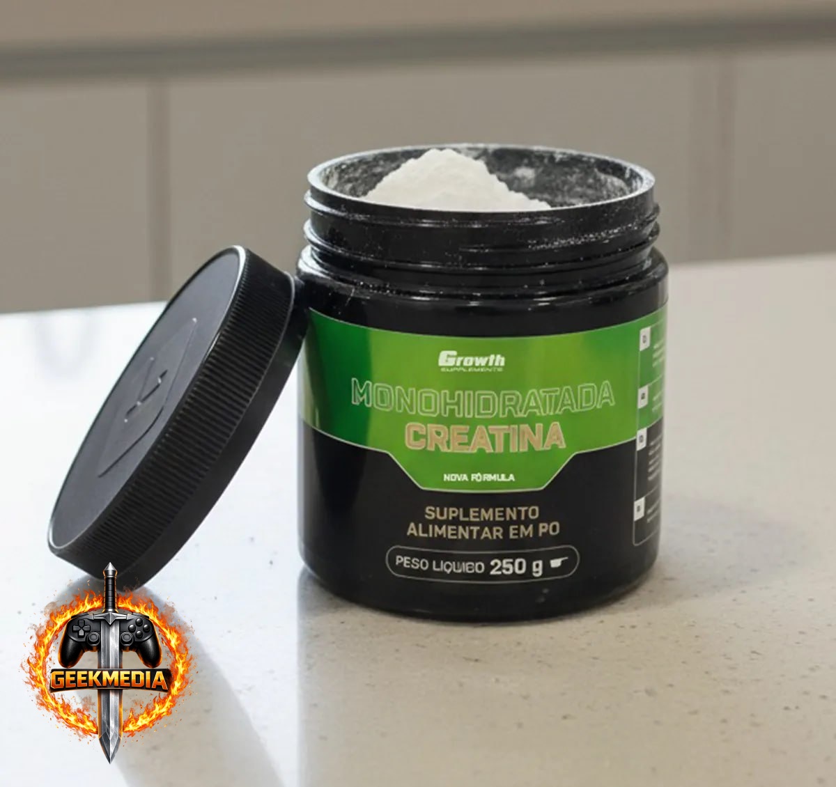 Creatina Monohidratada Growth Supplements 250g - Sem Sabor