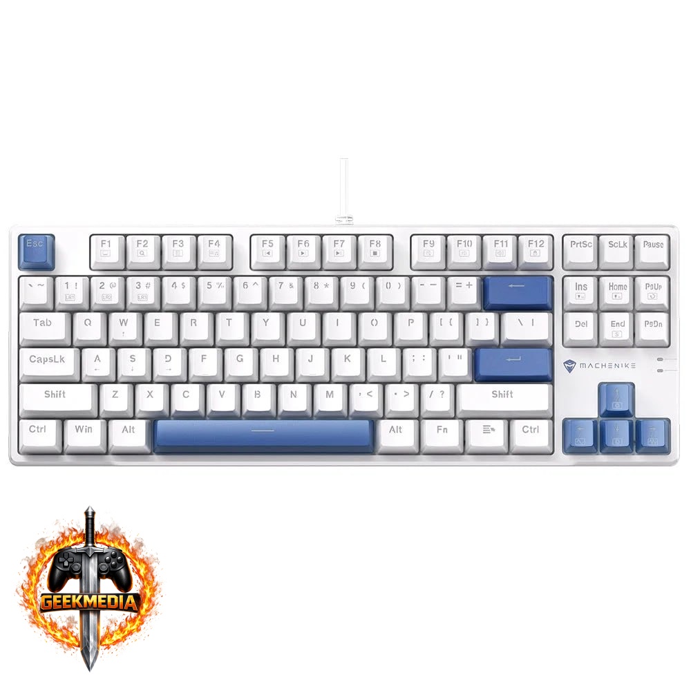 Teclado Mecânico Gamer Machenike K500B-B87 RGB