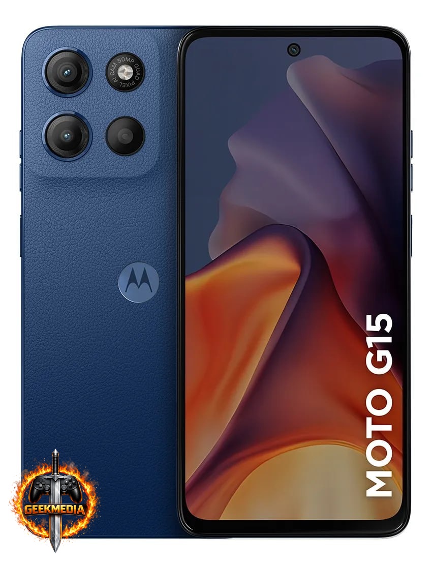 Smartphone Motorola Moto G15 Dual Sim 128GB Azul Marino