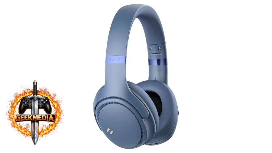 Headset Gamer Havit H630bt Bluetooth 5.3 On-ear 3D 55h Azul