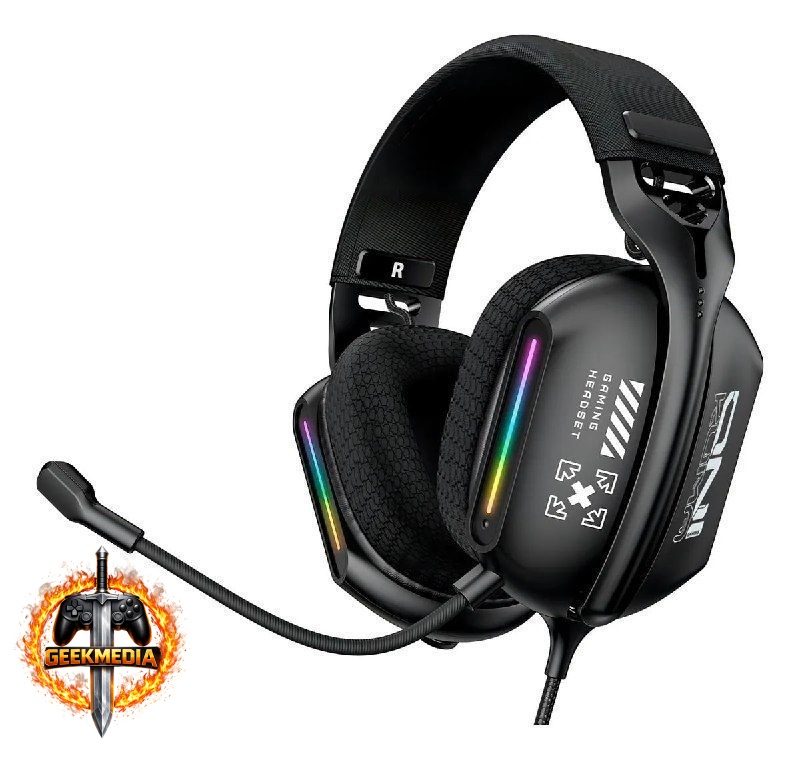 Headset Gamer Profissional Onikuma X12 RGB