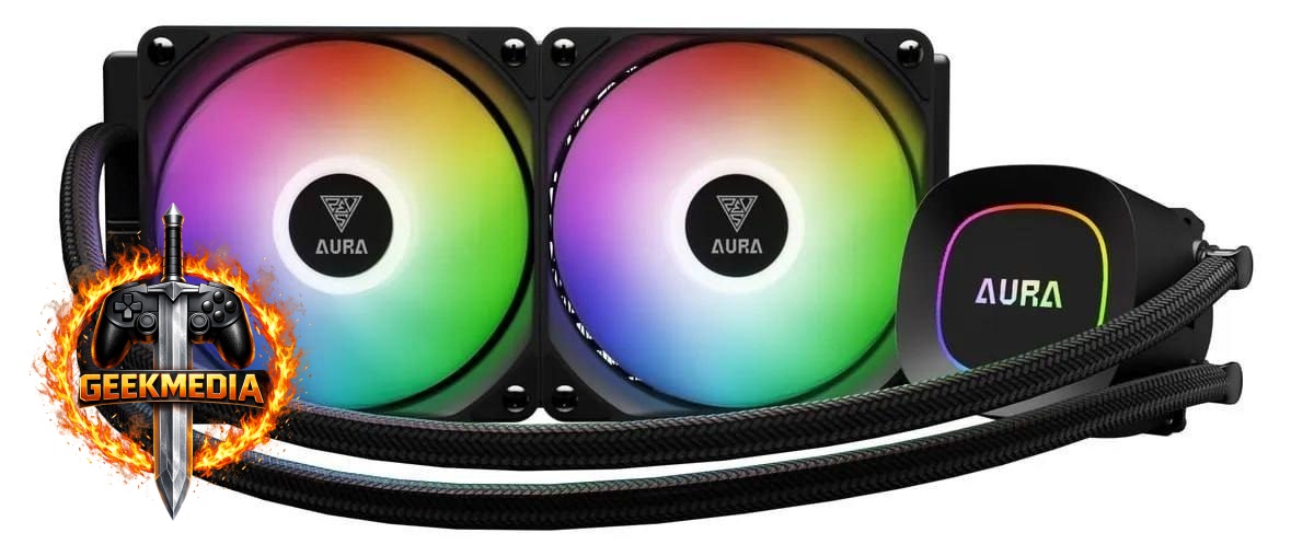 Water Cooler Gamdias Aura Gl240 Lite Preto ARGB