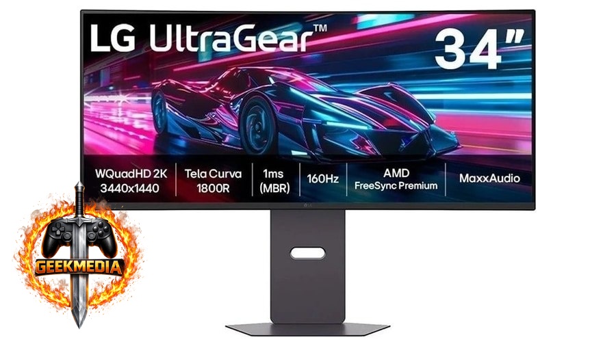 Monitor Gamer Curvo LG UltraGear 34 QHD UltraWide