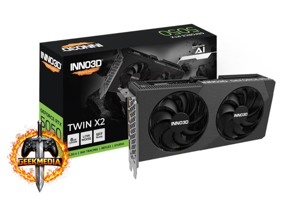 Placa de Vídeo INNO3D GeForce RTX 5050 Twin X2 8GB GDDR6