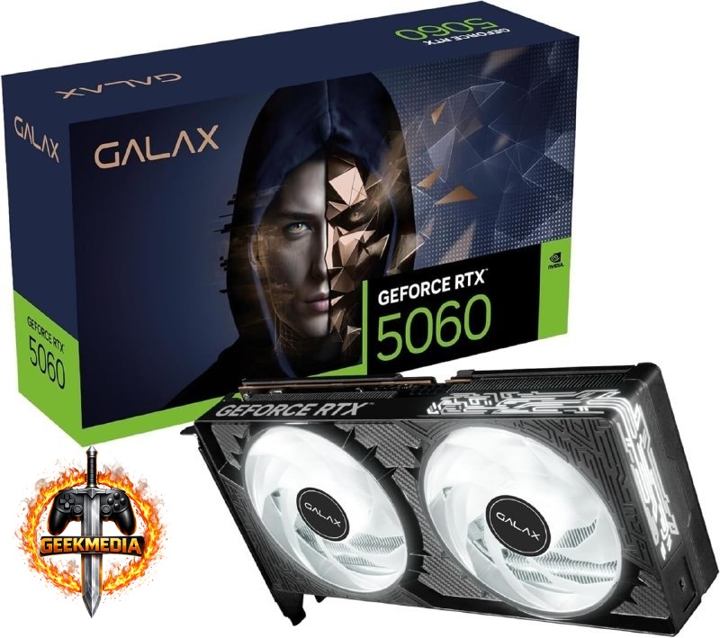 Placa de Vídeo NVIDIA RTX 5060 8GB GDDR7