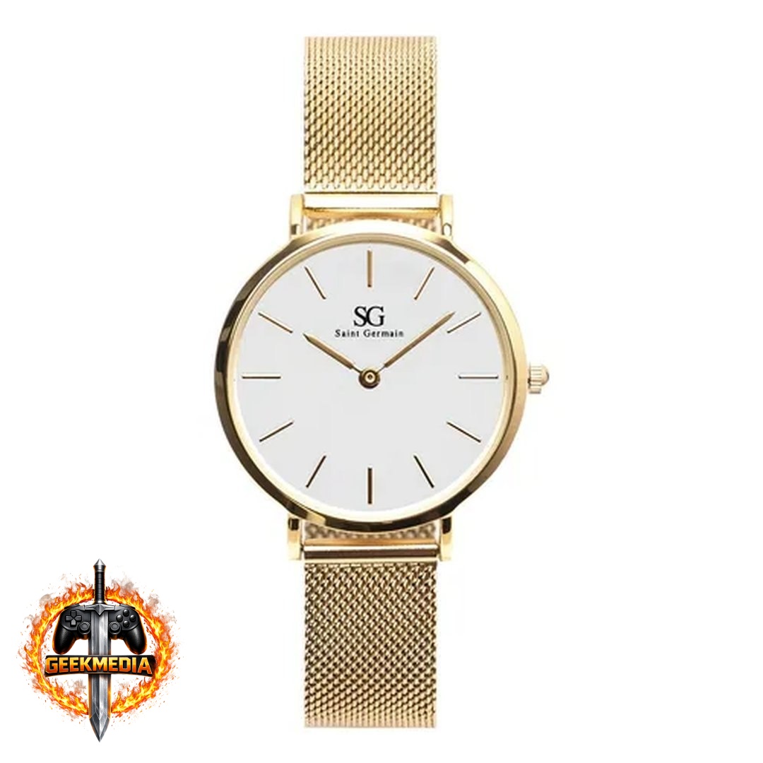 Relógio Feminino Dourado Chelsea Gold 32mm