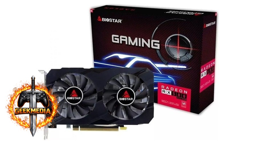 Placa de Vídeo Biostar AMD Radeon RX 580 2048SP