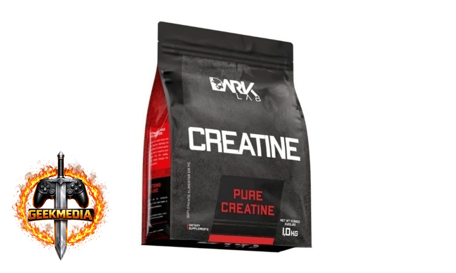Creatina Monohidratada Pura 1kg - Dark Lab