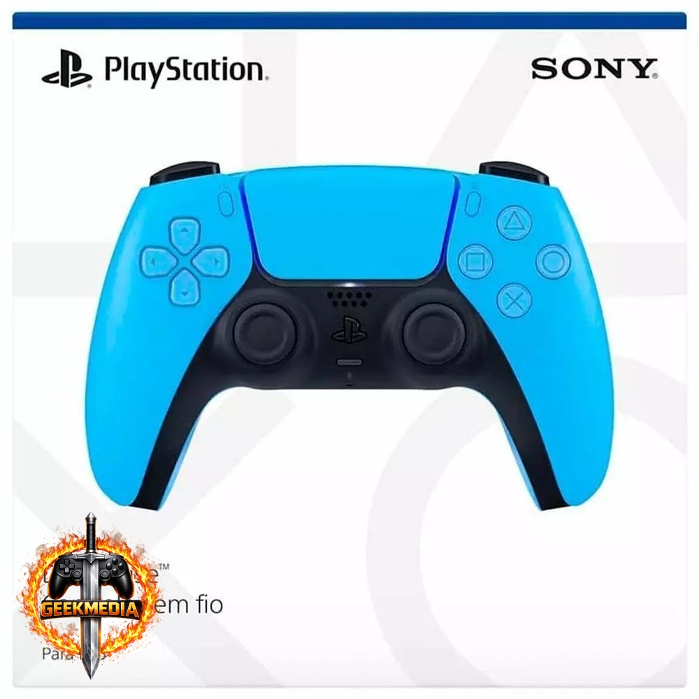 Controle Sem Fio DualSense PlayStation 5 Starlight Blue
