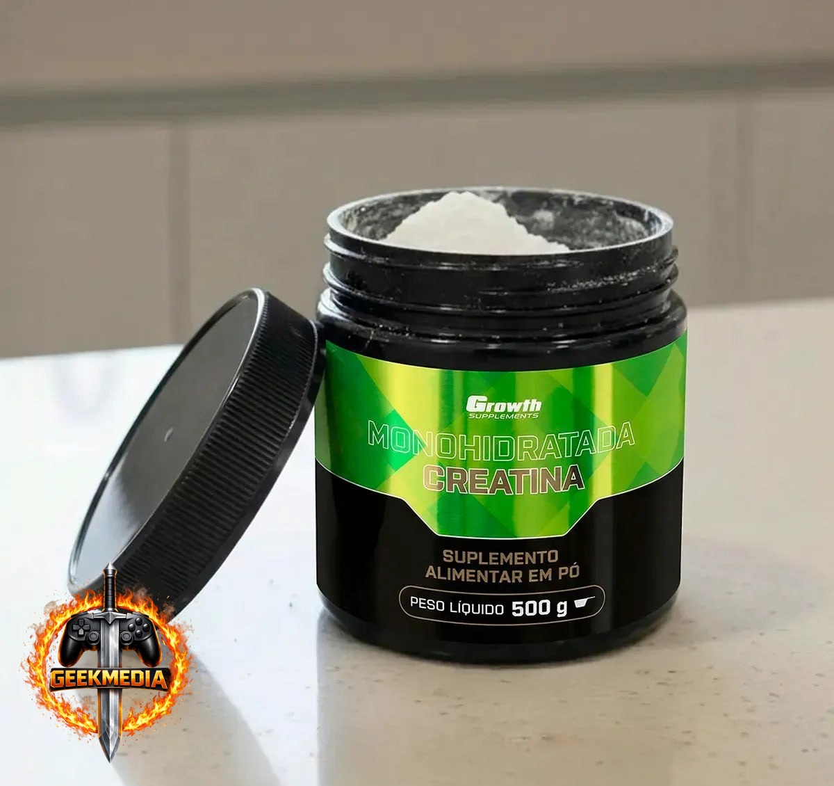 Creatina Monohidratada Growth Supplements 500g - Sem Sabor