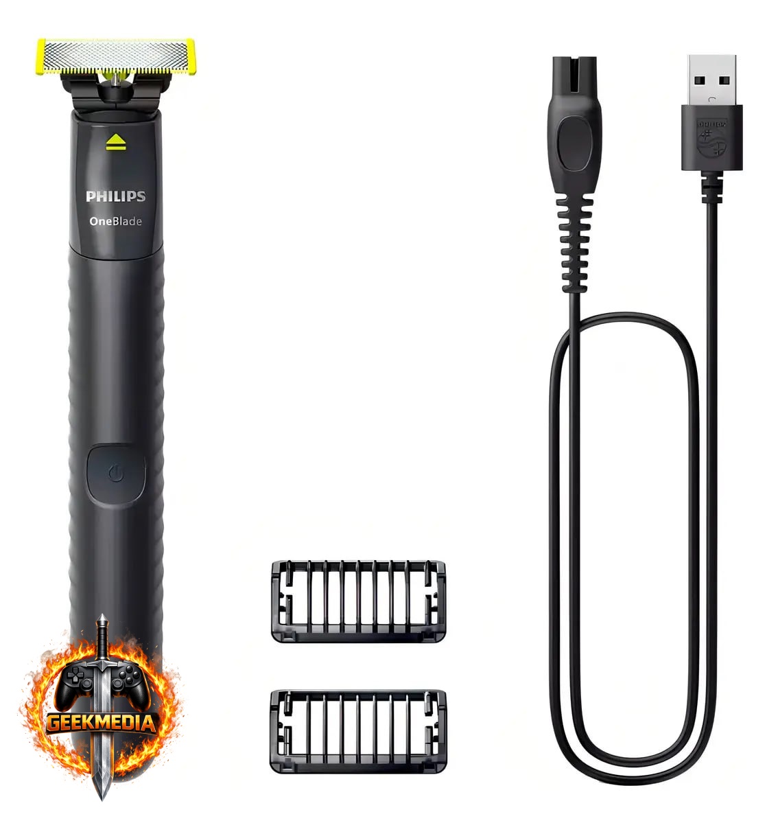 Philips OneBlade Aparador e Raspador com 2 Pentes