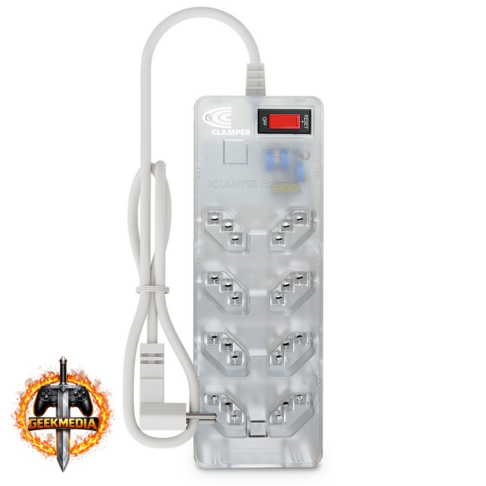 Filtro de Linha  DPS Iclamper 8 Tomadas LCF