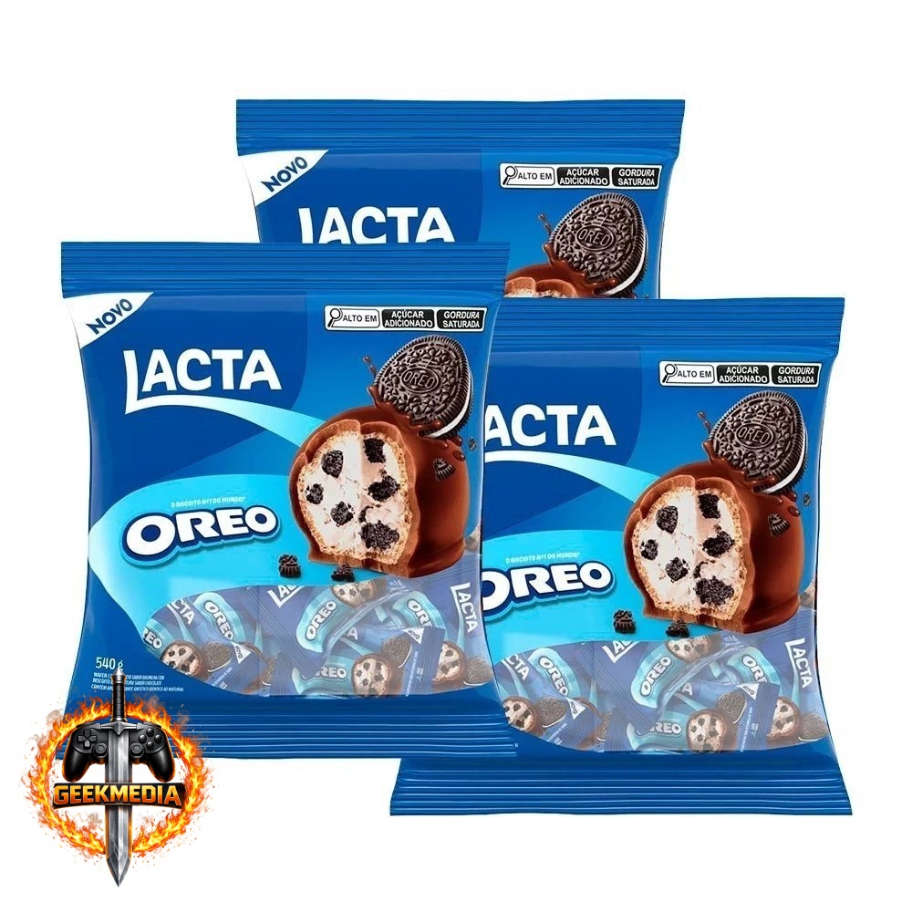 Chocolate Lacta Oreo 540g (3 unidades)