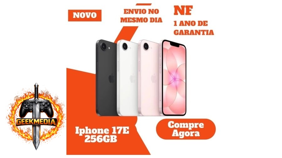iPhone 17E 256GB 8GB 6,1" - Novo - Original