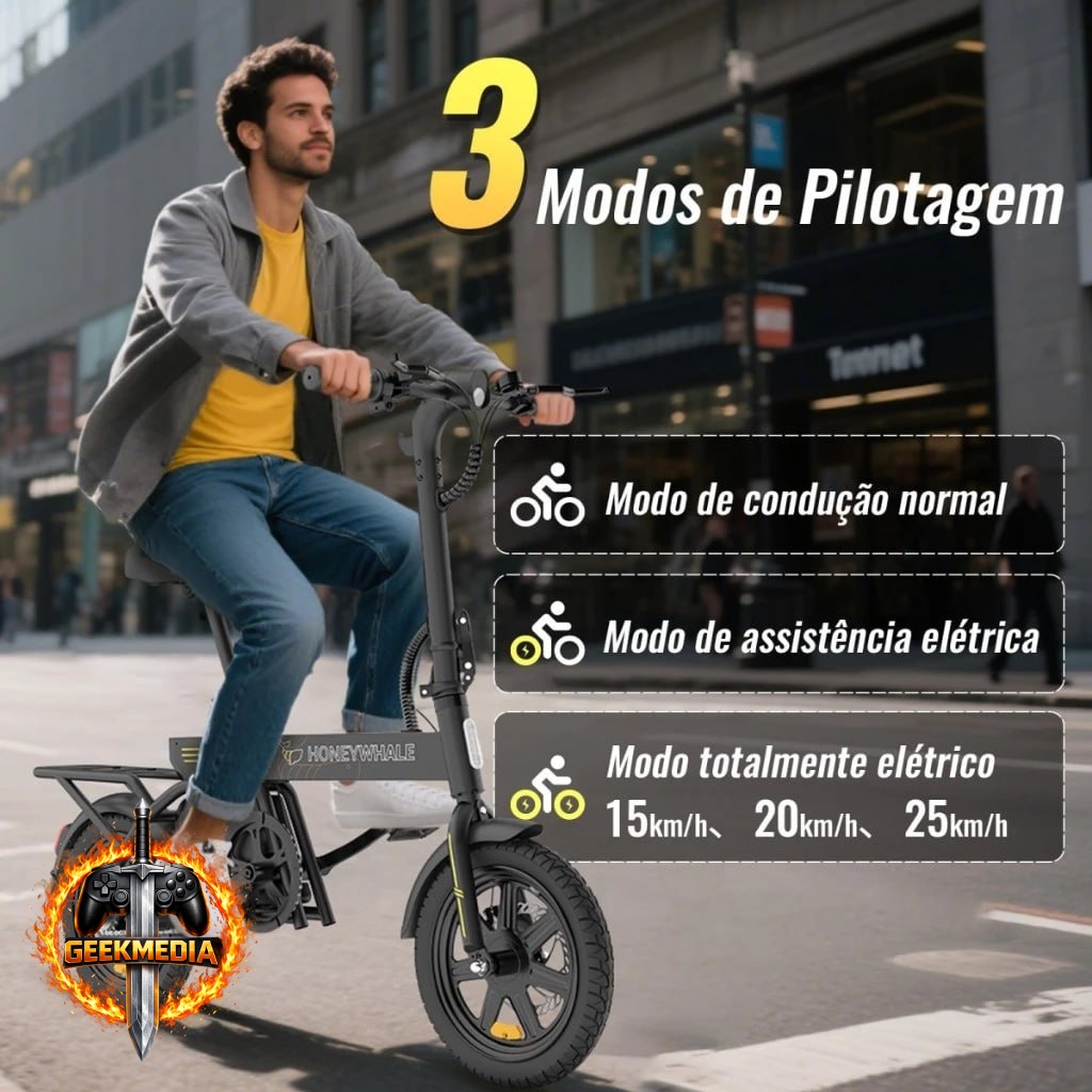Bicicleta Elétrica HONEYWHALE B20