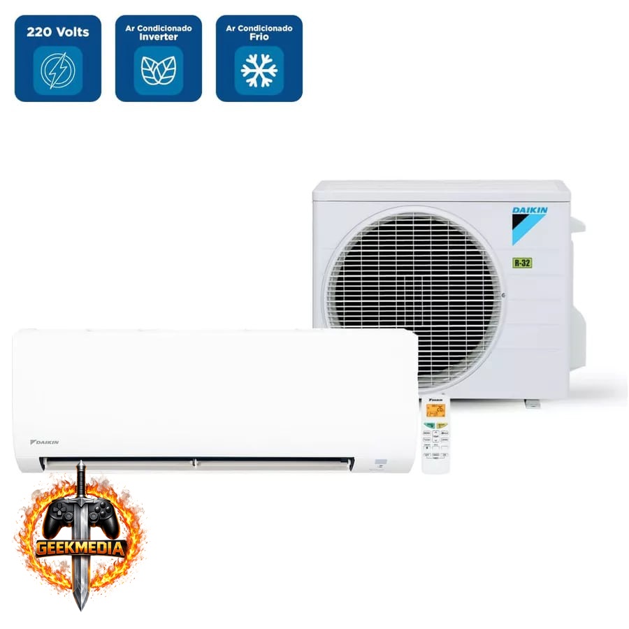 Ar Condicionado Split Daikin Inverter 12000 BTU Frio 220V