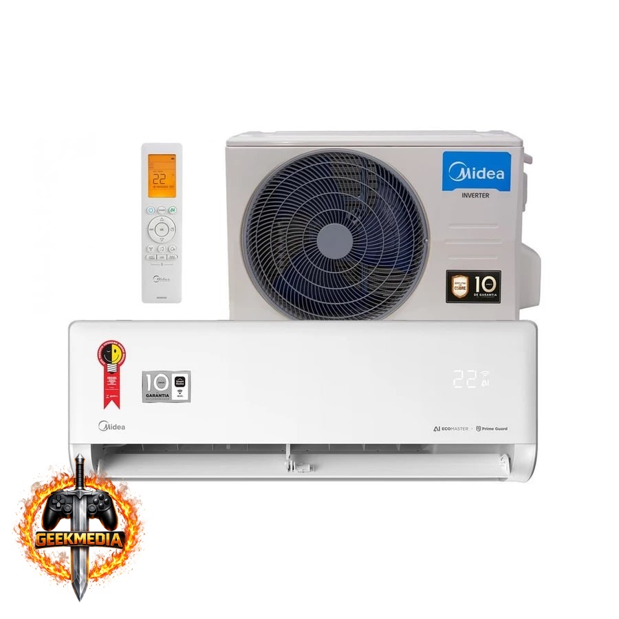 Ar Condicionado 18000 BTUs Split Hi Wall Inverter Midea