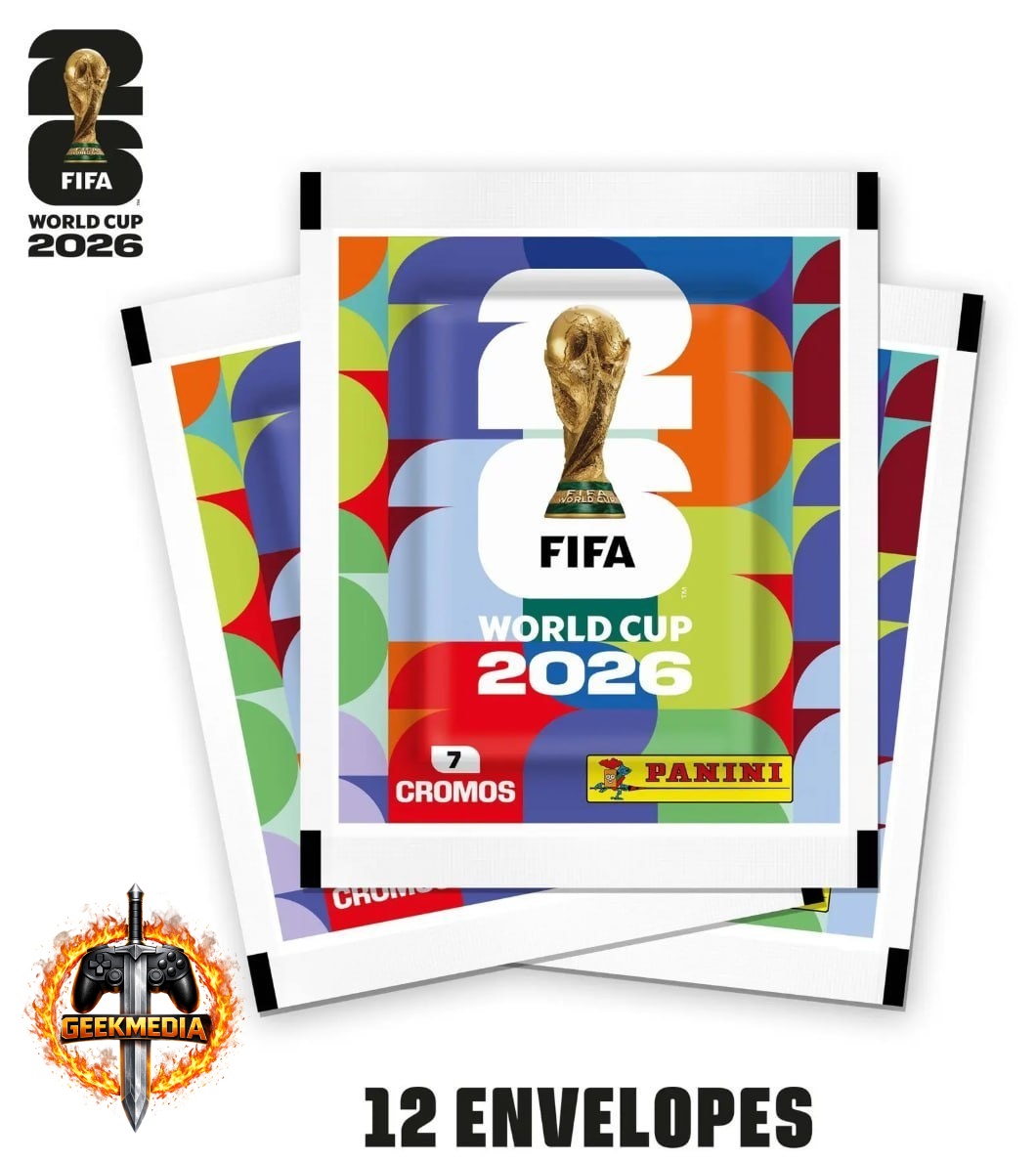 Blister 12 Pacotes Figurinhas Copa do Mundo FIFA 2026