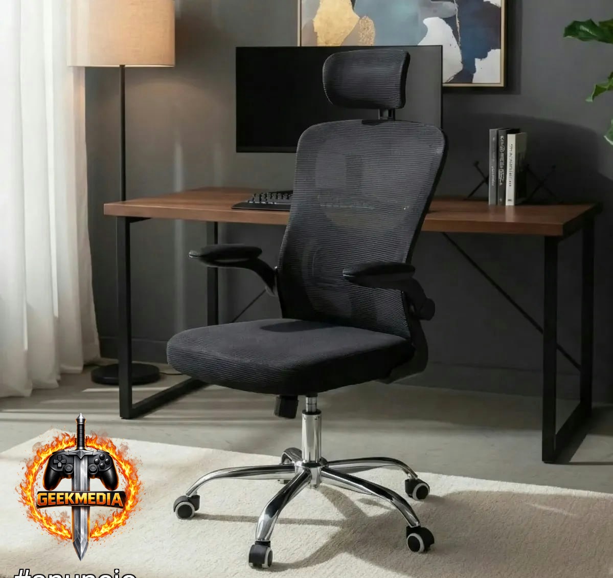 Cadeira de Escritório Ergonômica Ajustável