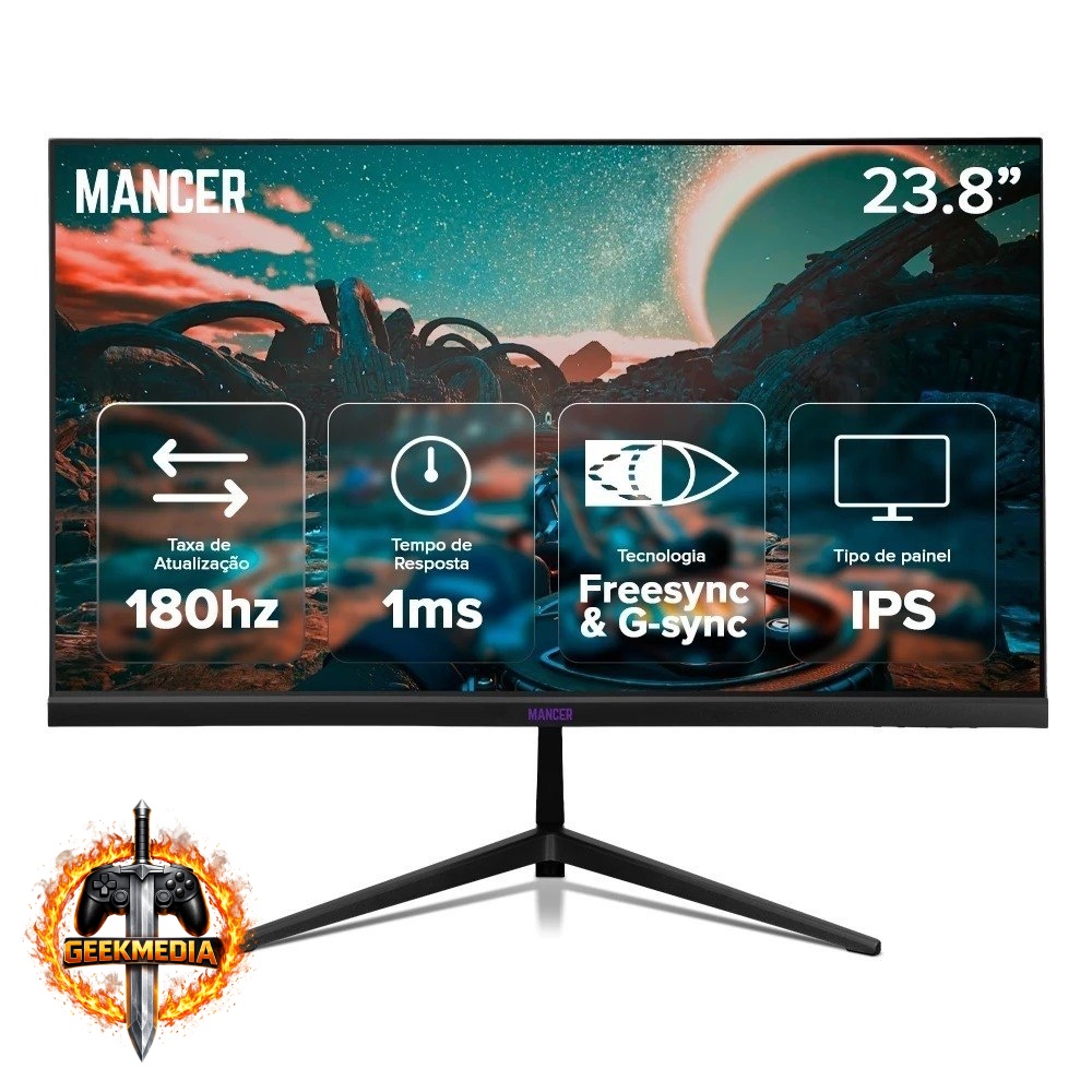 Monitor Gamer Mancer Valak QUAD HD