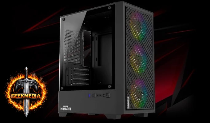 Gabinete Gamer Ninja Tessen Mid Tower M-ATX