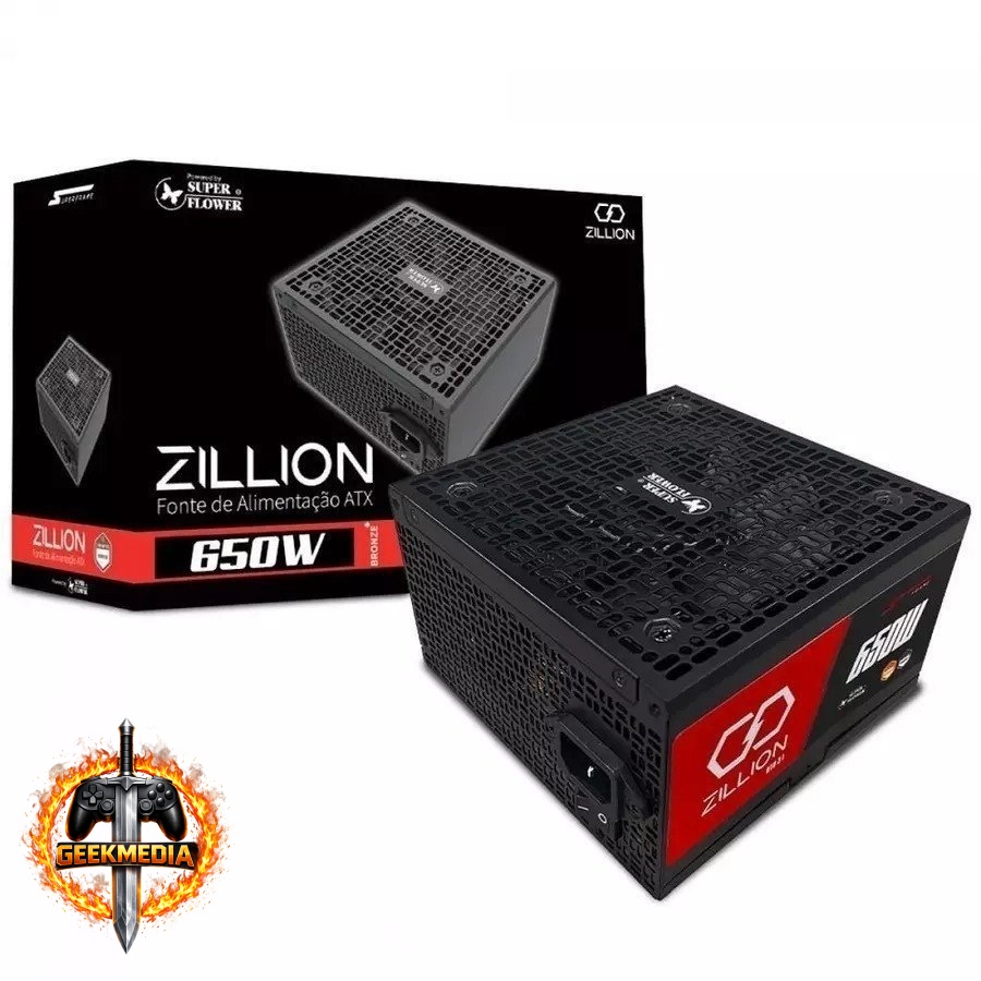 Fonte Super Flower Zillion DB 650W 80 Plus Bronze ATX 3.1