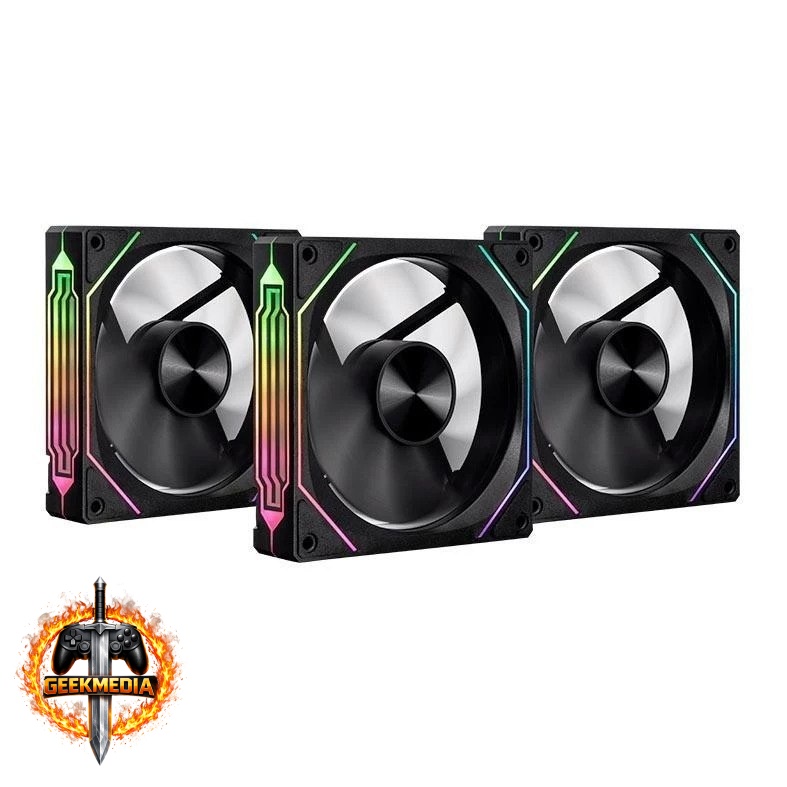 Kit Ventoinhas Pichau Ventus NX ARGB 3x120mm