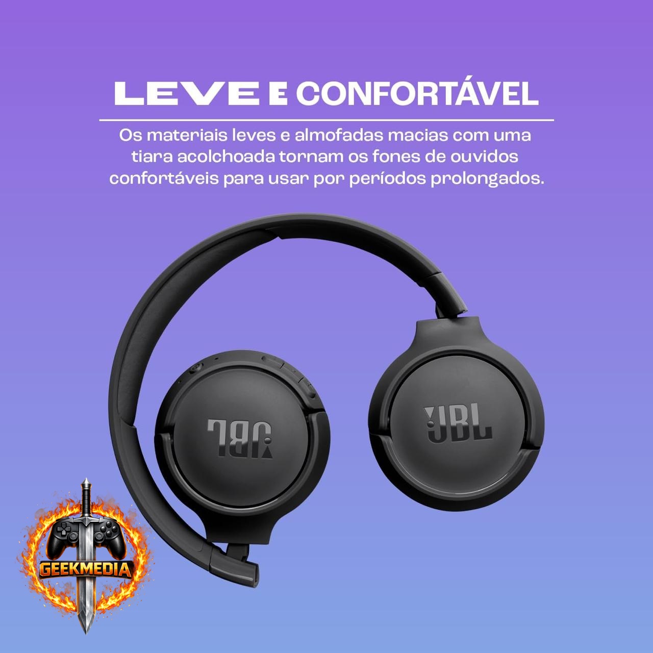 Fone de Ouvido JBL Tune 520BT Sem Fio