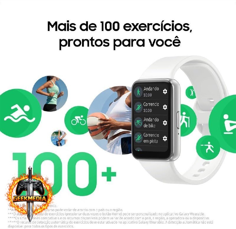 Smartwatch Samsung Galaxy Fit3 Display 1.6"