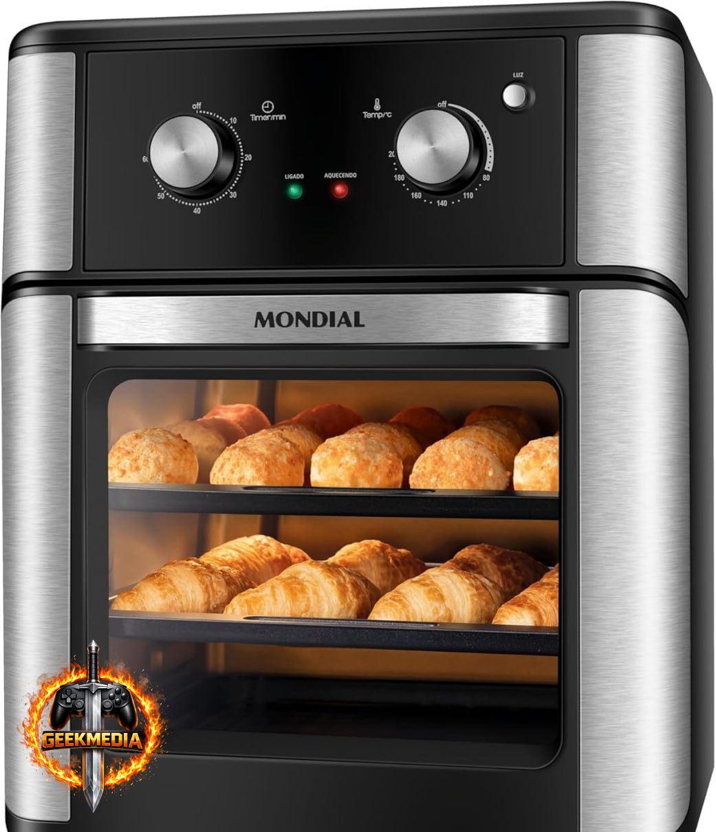 MONDIAL Fritadeira Air Fryer Forno Oven Analógica 12L