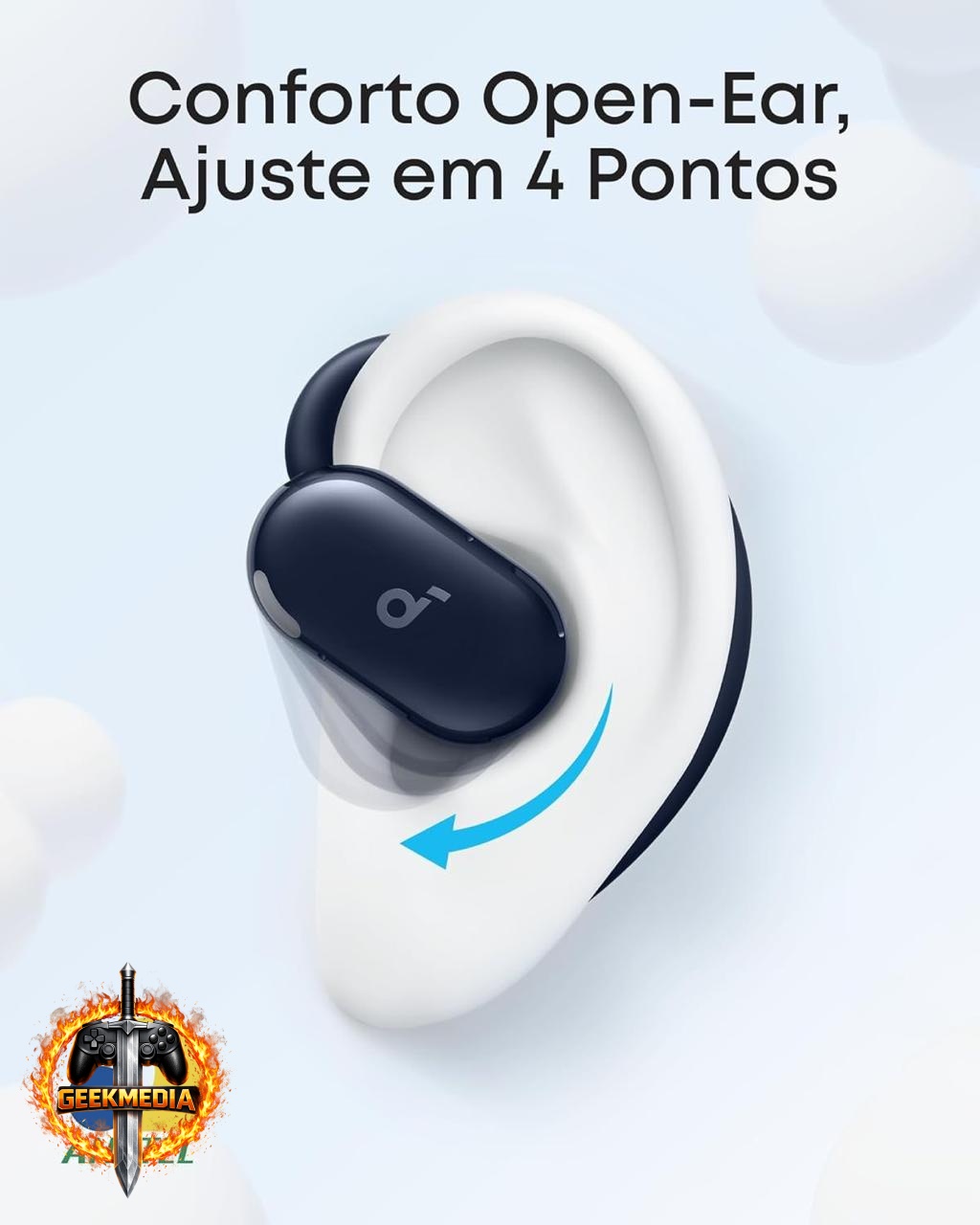 Fone de Ouvido Soundcore V20i Bluetooth 5.4